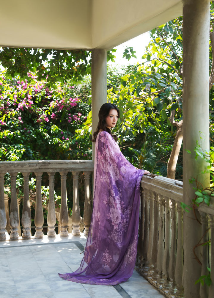 Golden Enara by Rashid Textiles Unstitched Embroidered Lawn 3 Piece Suit RT26ULG 3703 - Casual Collection