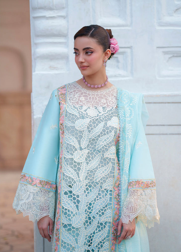 Nilofer by Mahnur Unstitched Embroidered Luxury Lawn 3 Piece Suit MN26ULN N-3 - Summer Collection
