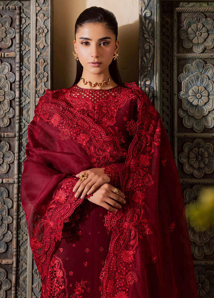 Selene by RajBari Unstitched Embroidered Lawn 3 Piece Suit RB26USL Nyra - Festive Collection