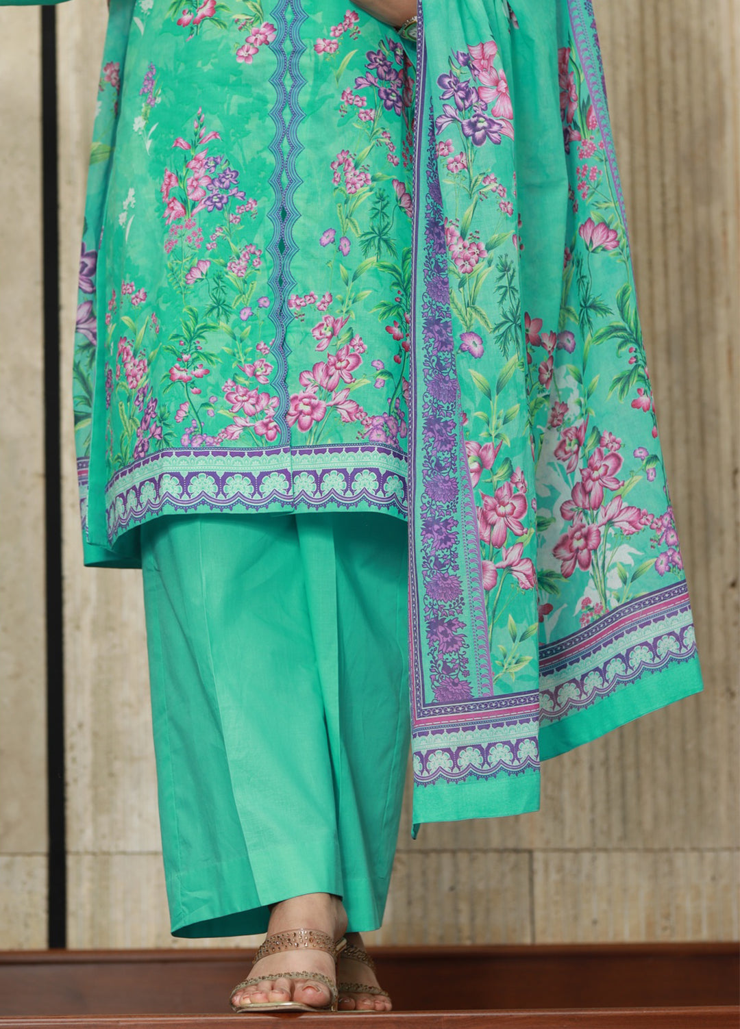 The Garden Muse by Chameli Unstitched Printed Lawn 3 Piece Suit CHM26UGM WRTS-0007 - Summer Collection