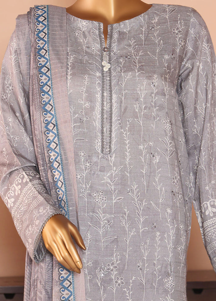 Vogue by Hz Textiles Embroidered Viscose Suits Unstitched 3 Piece VFC-1331 - Winter Collection