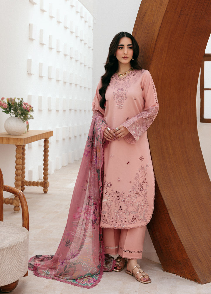 Zync by Florent Untitched Lawn Embroidered 3 Piece Suit FL26UZ FZ-4A - Summer Collection