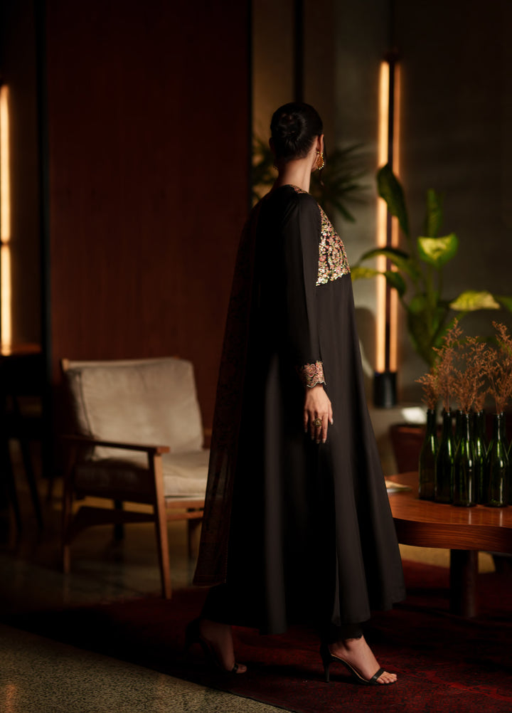 Elara by Casuallite RTW Embroidered Silk Viscose 3 Piece Suit CL26PSE D7 Luxury - Festive Collection