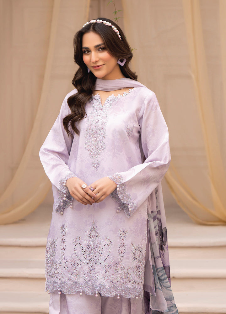 Summer Breeze by Humdum Unstitched Embroidered Lawn 3 Piece Suit HB26USB D-05 - Summer Collection