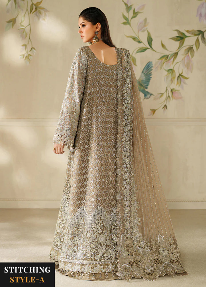 Chantelle by Baroque Unstitched Embroidered Organza 3 peice BQ25CF V14- D 08 - Formals Collection