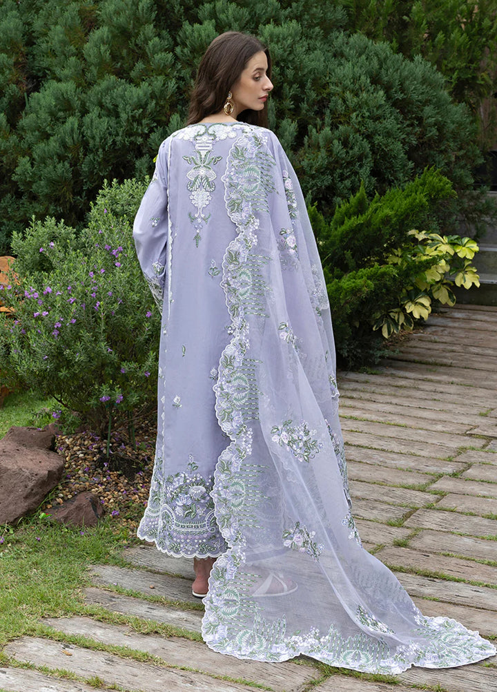 Mon Tresor by Esmel Unstitched Embroidered Luxury Lawn 3 Piece Suit EML26UMT D5-Vera - Summer Collection