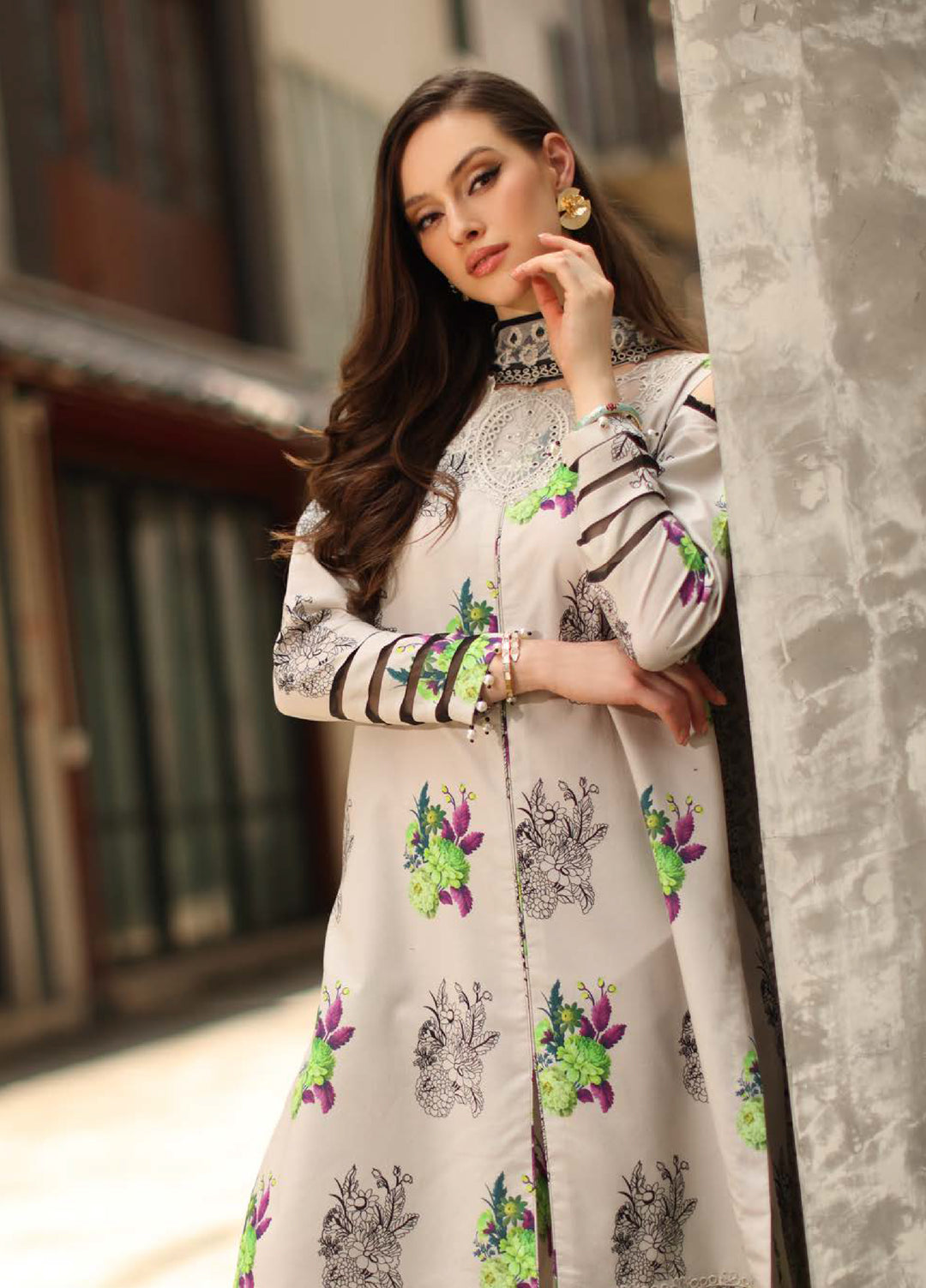 Combination by Charizma Unstitched Embroidered Lawn 3 Piece Suit CHR26UCL CC6-23 - Festive Collection