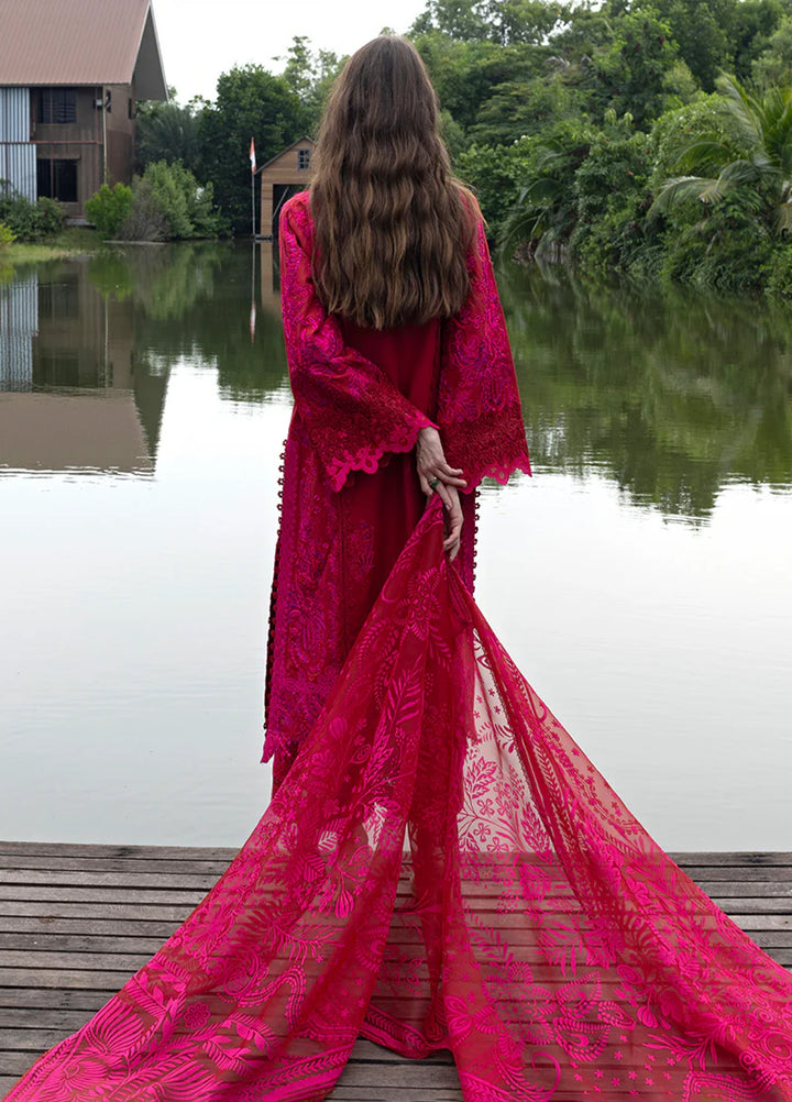 Mon Tresor by Esmel Unstitched Embroidered Luxury Lawn 3 Piece Suit EML26UMT D10-Rina - Summer Collection