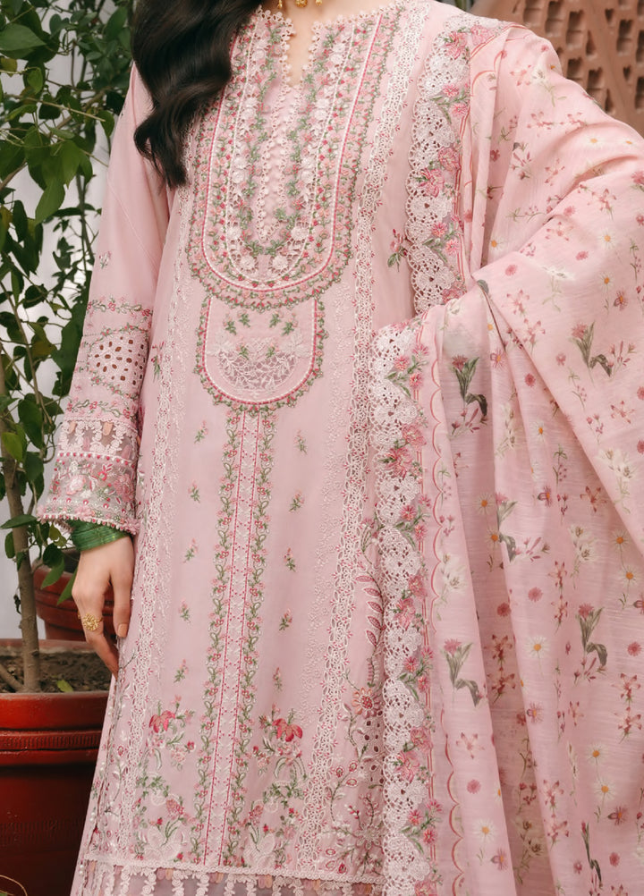 Ek Fasana by Kahf Premium Unstitched Embroidered Luxury Lawn 3 Piece Suit KHF26UFL KLB-3A DILNASHEEN - Festive Collection
