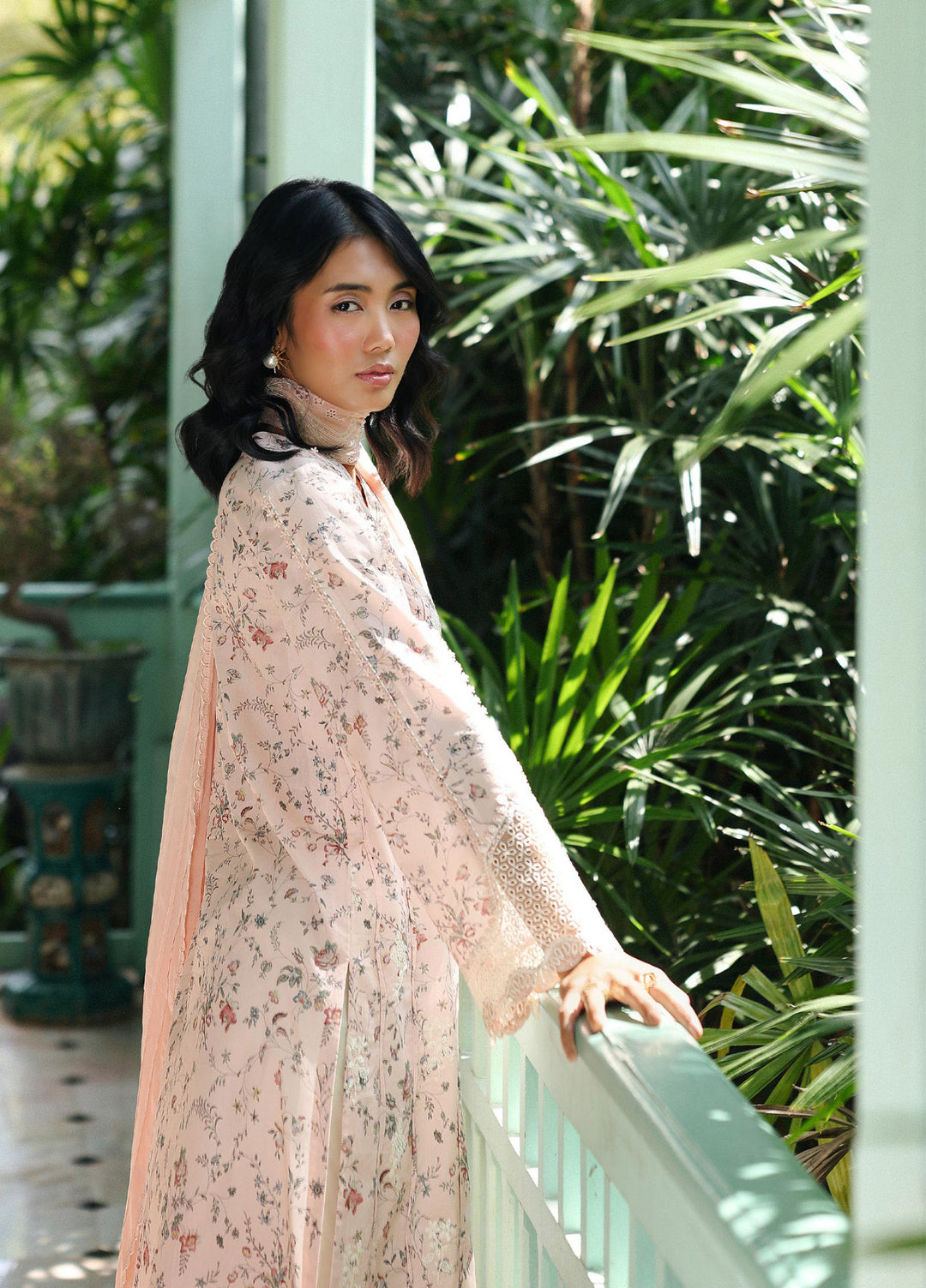 Q Prints by Qalamkar Unstitched Lawn Printed 3 Piece Suit QLK26QP Kena - Summer Collection