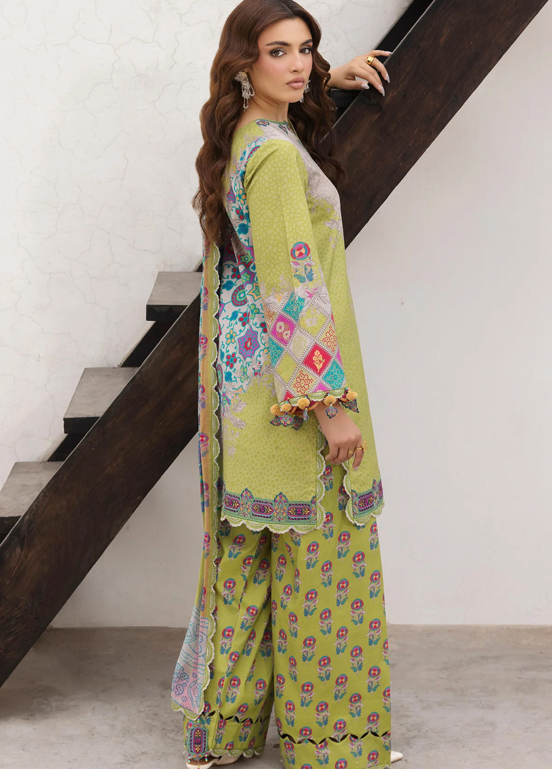 Andaaz by Charizma Unstitched Embroidered Lawn 3 Piece Suit CHR26UAL CAD6-10 - Summer Collection