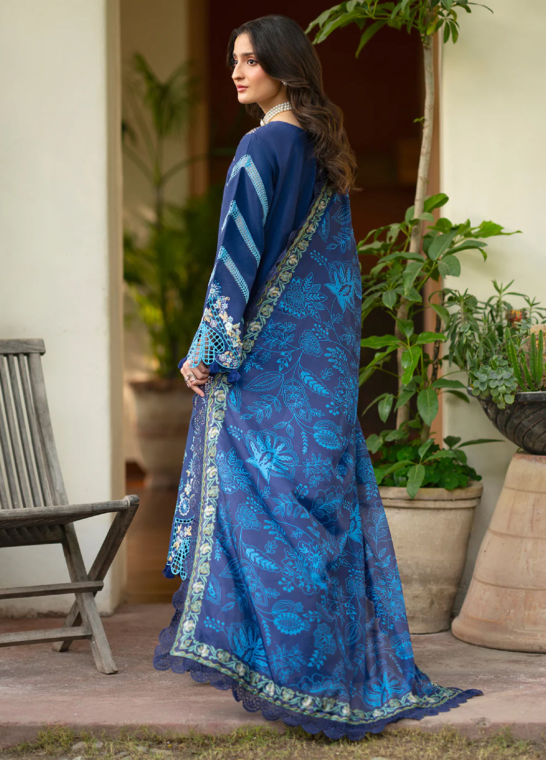 Angan by Mahnur Unstitched Embroidered Lawn 3 Piece Suit MN26UAL AAN-002 - Summer Collection