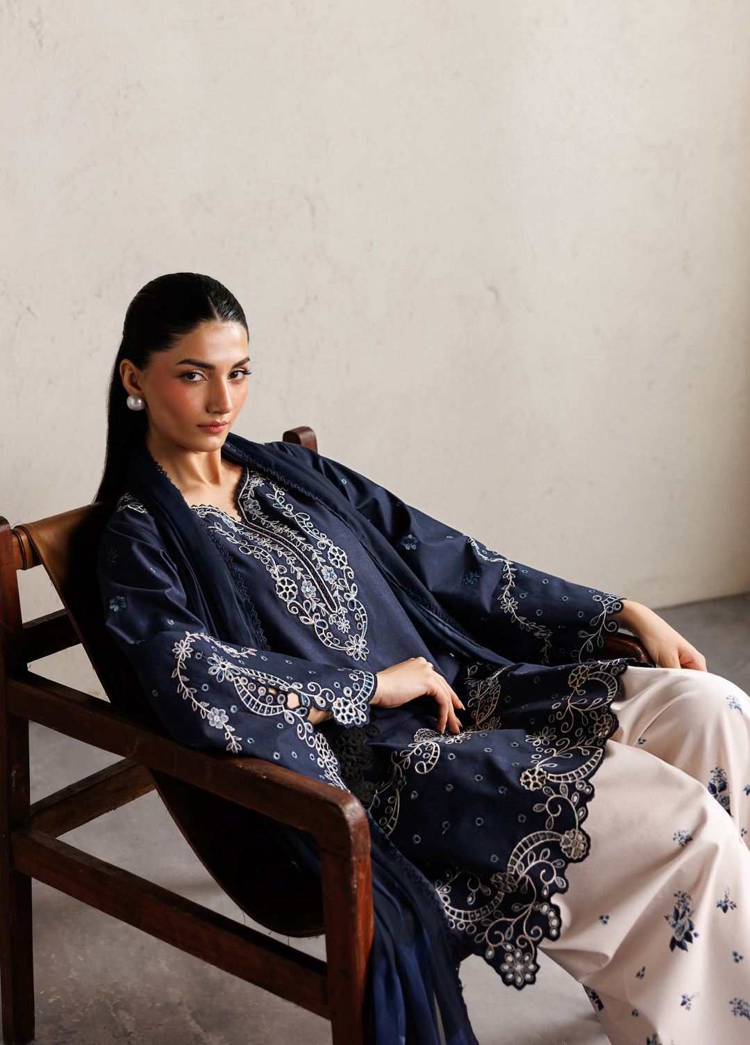 Iznik Unstitched Embroidered Lawn 3 Piece Suit IZ26ULF IBE-02 - Festive Collection