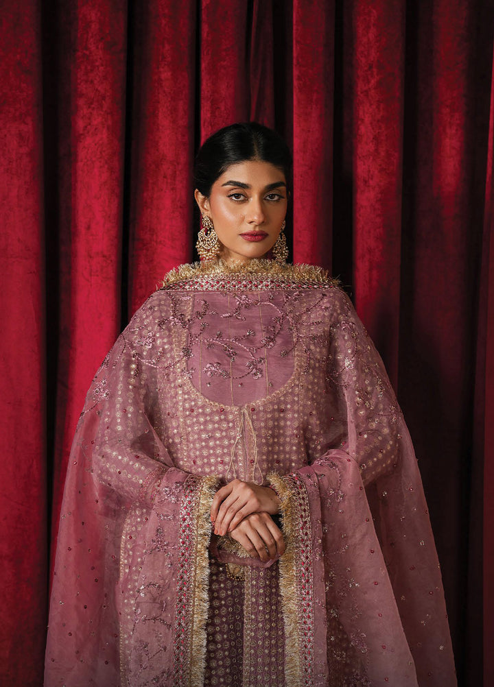 Qurbat by Ayzel Unstitched Embroidered Silk 3 Piece Suit AAF26UQ D-9 Humnishin - Festive Collection