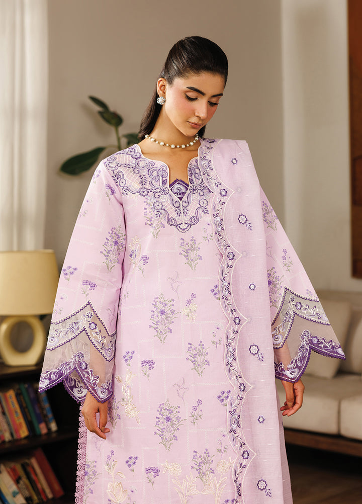Leila by Mahnur Unstitched Embroidered Lawn 3 Piece Suit MN26ULL L-09 - Summer Collection
