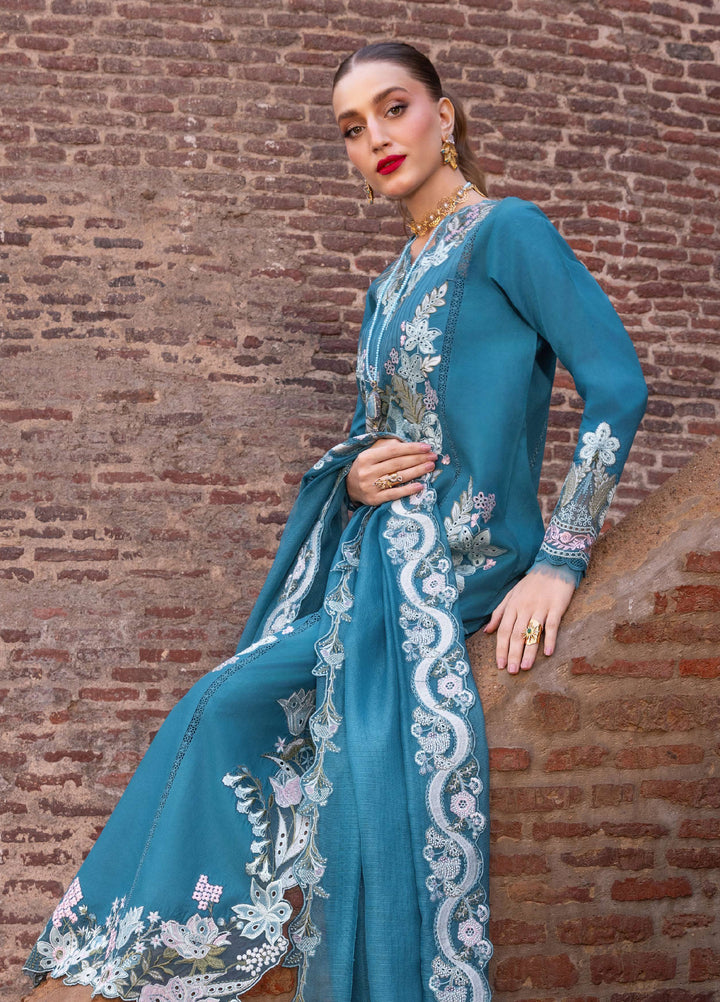 Saira Shakira Unstitched Embroidered Lawn 3 Piece Suit SSR26ULE SS-009A - Eid Collection