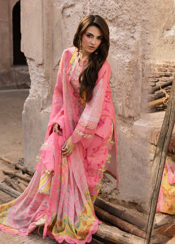 Chunri by Charizma Unstitched Embroidered Lawn 3 Piece Suit CHR26UCL CHN6-08 - Summer Collection