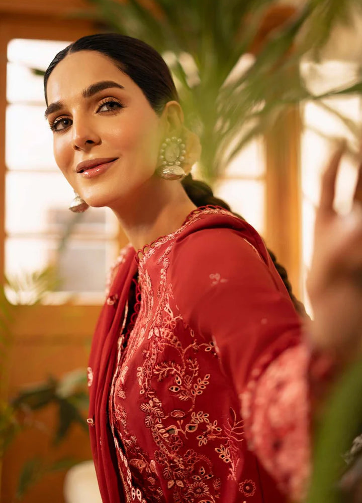 Zarposh Unstitched Embroidered Lawn 3 Piece Suits ZP26UF Noorjah - Festive Collection