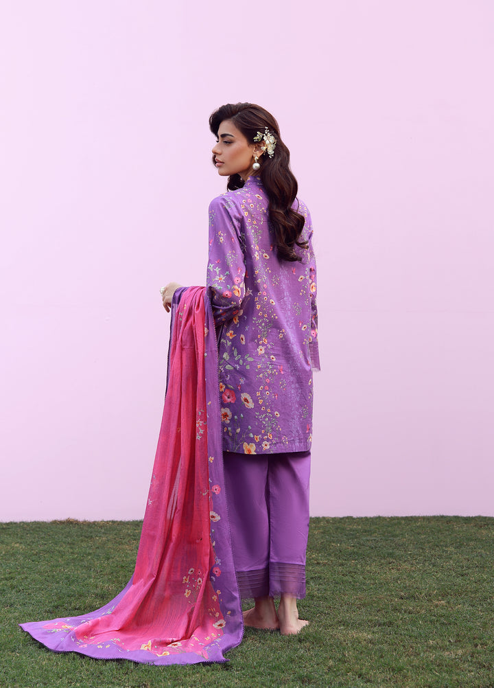 Mirha by Sahar Unstitched Printed Lawn 3 Piece Suit SS1-26-12 Lavender Whisper - Summer Collection