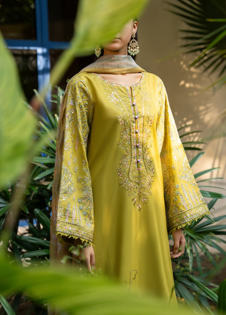 Rua by Casuallite Women Pret Premium Linen 3 Piece RUA-D05 - Winter Collection