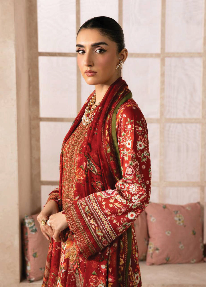 Gulaal Unstitched Embroidered Lawn 3 Piece Suit GL26ULF Calyx D-7 - Festive Collection
