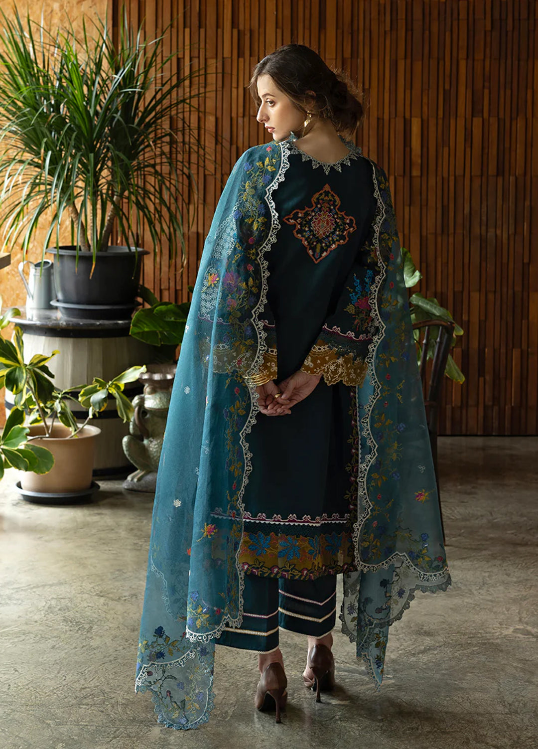 Mon Tresor by Esmel Unstitched Embroidered Luxury Lawn 3 Piece Suit EML26UMT D9-Lumi - Summer Collection