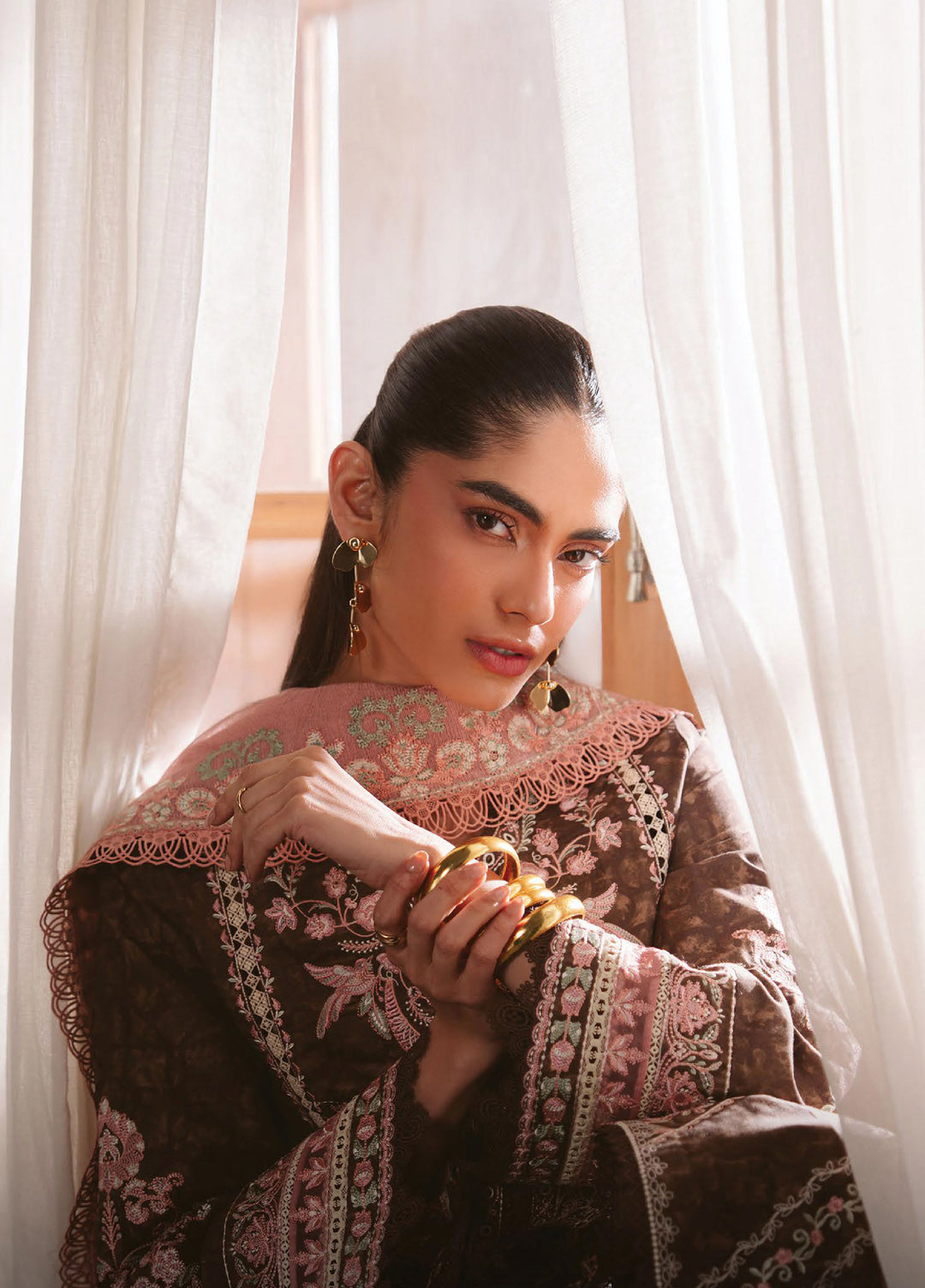 Serein by Ayzel Unstitched Embroidered Lawn 3 Piece Suit AAF26USL Selune - Eid Collection