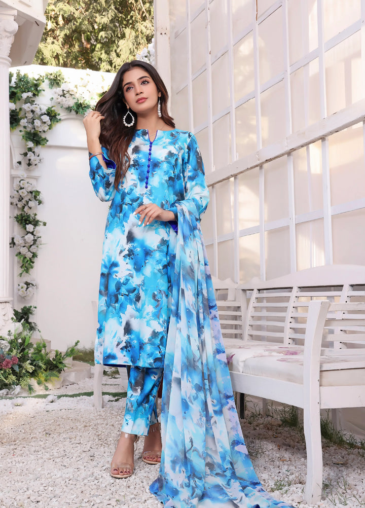 Feathers Pret Printed Lawn 3 Piece Suit Annora