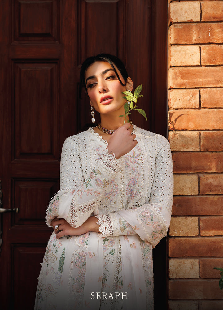 Mirabelle by Emaan Adeel Unstitched Embroidered Luxury Lawn 3 Piece Suit EA26UML D6 Seraph - Festive Collection