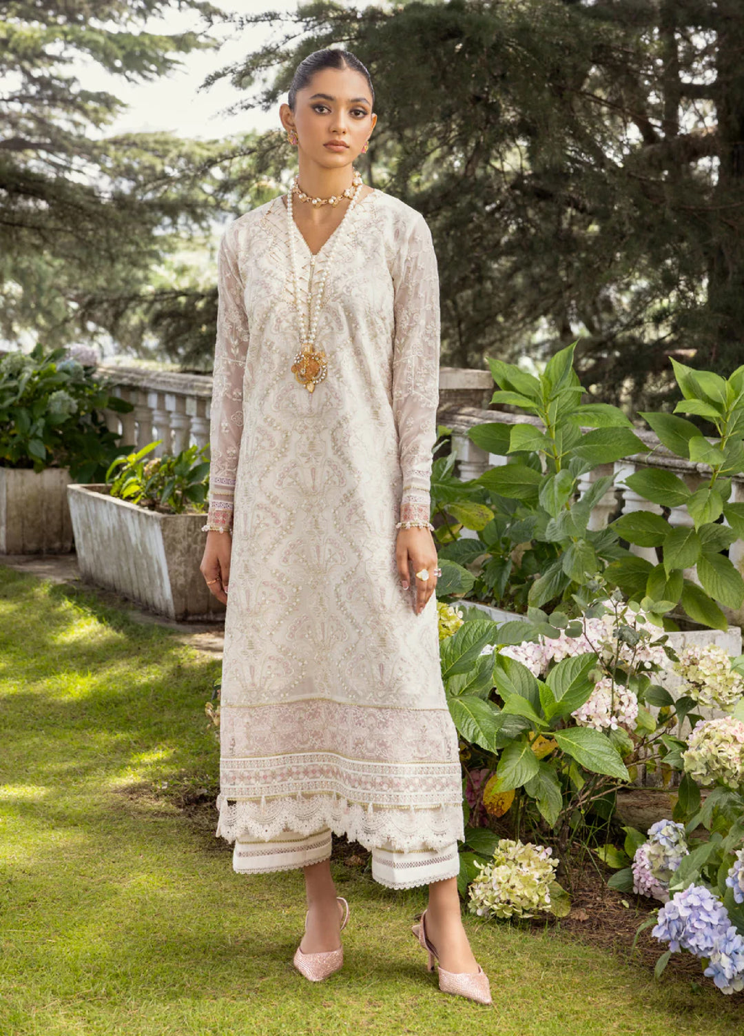 Xenia Formal Unstitched Luxury Chiffon Suits 3 Piece XE25FL Shaqraa - Formals Collection