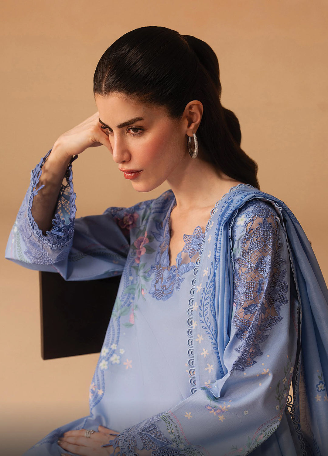 Haze A Prints by Afrozeh Unstitched Printed Lawn 3 Piece Suit AF26UAP Opaline FWU-112 - Summer Collection