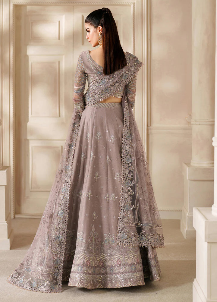 Chantelle by Baroque Unstitched Net Embroidered Suits 3 Piece BQ25FC CH14-04 - Festive Collection