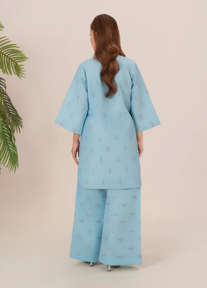 The Basic by Chandan Nagri Women Pret Co Ord Set Lawn Solids 2 Piece Mira - Summer Collection