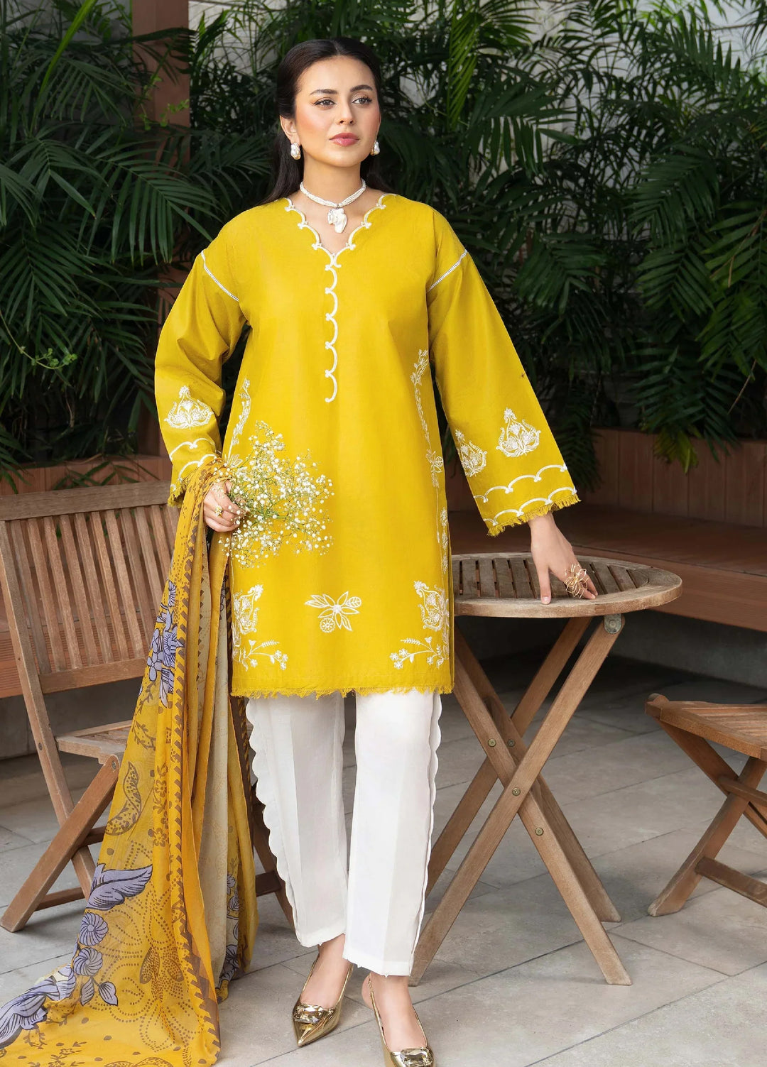 Solid Story by Panache Pret Solids Lawn 3 Piece Orah