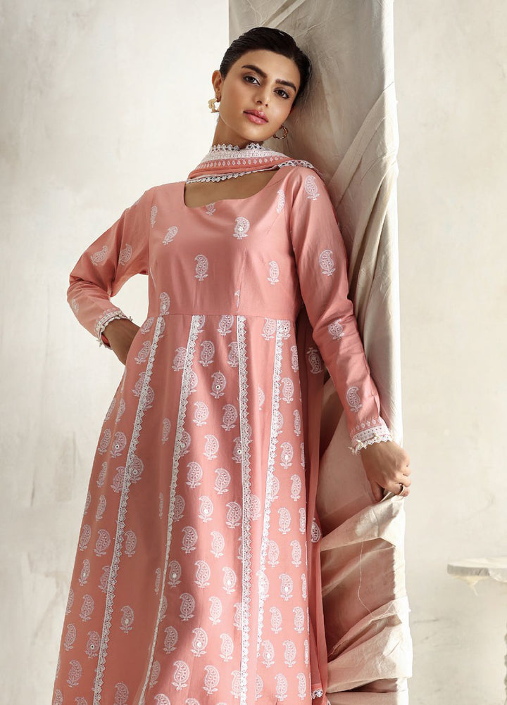 The Luxe by Gul Ahmed Unstitched Embroidered Lawn 3 Piece Suit GA26ULL OYSTER Orchid PM 62080 - Casual Collection