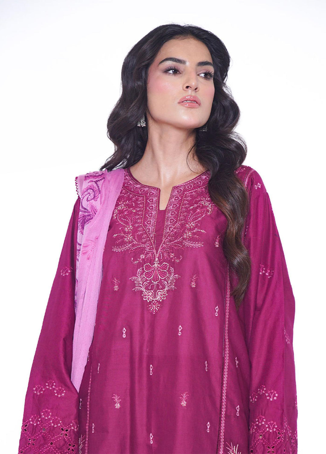Ileen by naba bilal Unstitched Embroidered Lawn 3 Piece Suit IN26UEL Aira - Casual Collection