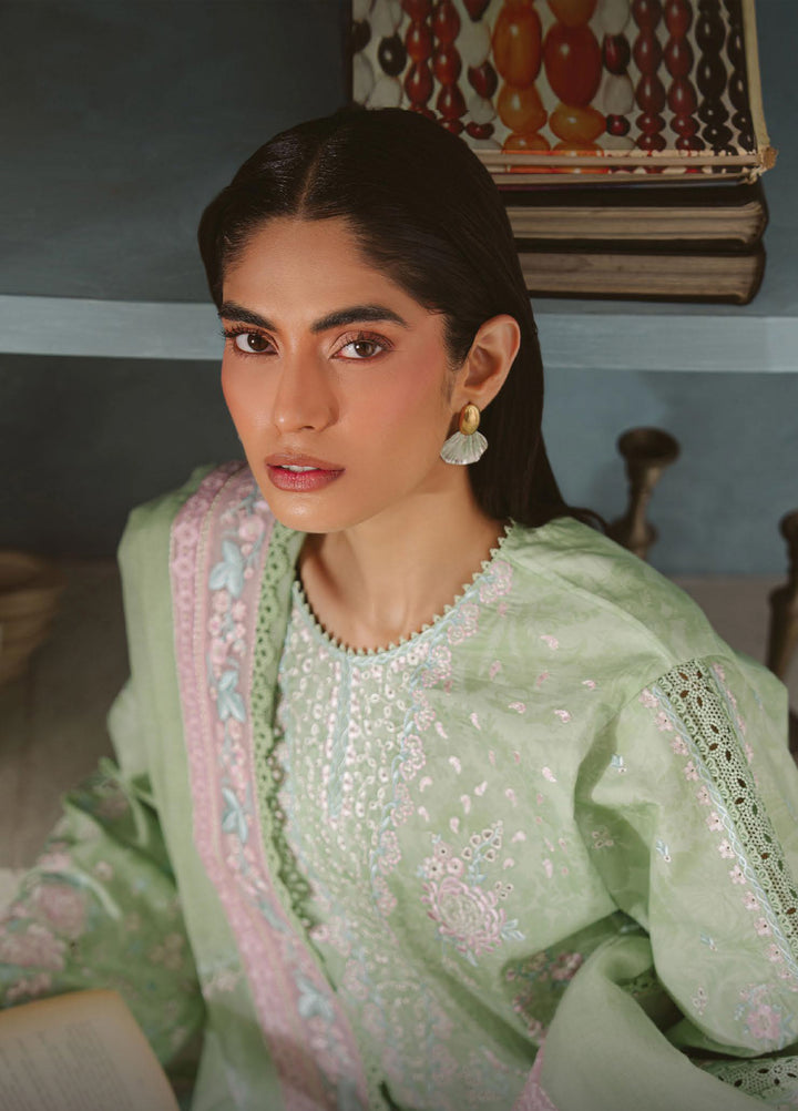 Serein by Ayzel Unstitched Embroidered Lawn 3 Piece Suit AAF26USL Marie - Eid Collection