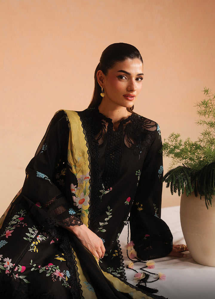 Haze A Prints by Afrozeh Unstitched Printed Lawn 3 Piece Suit AF26UAP Evania Rust FWU-101 - Summer Collection