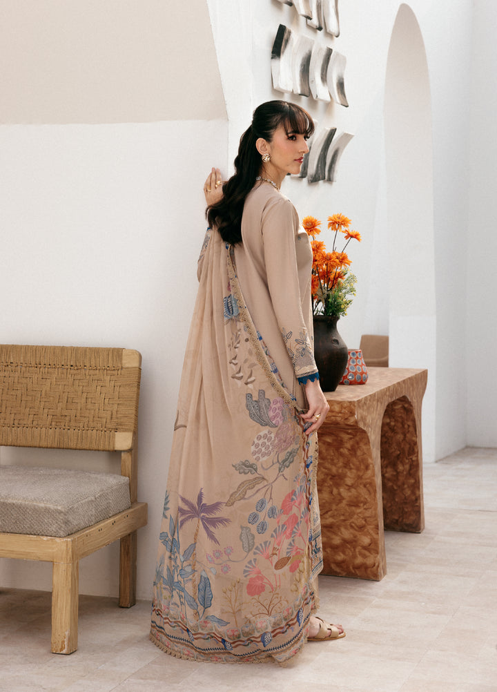 Zync by Florent Untitched Lawn Embroidered 3 Piece Suit FL26UZ FZ-5B - Summer Collection