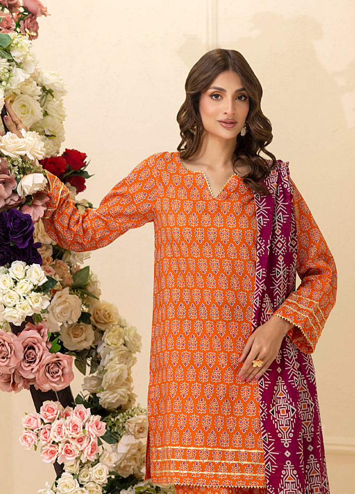 Salina by Regalia Textiles Unstitched Digital Printed Lawn 3 Piece Suit RG26SUVII D-5 - Summer Collection