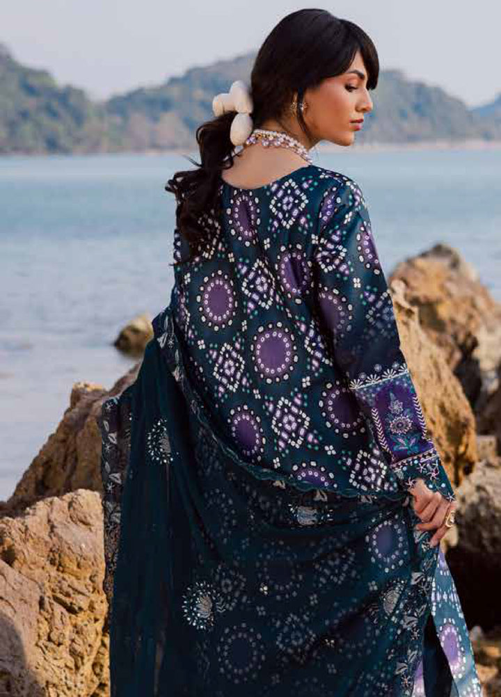 Nureh Unstitched Embroidered Silk 3 Piece Suit NU26US S-27 - Festive Collection