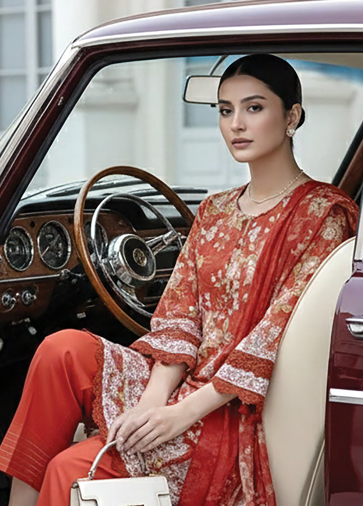 Komal Lawn by Lakhany Unstitched Embroidered Lawn 3 Piece Suit LSM26UK LG-RL-0365 - Summer Collection