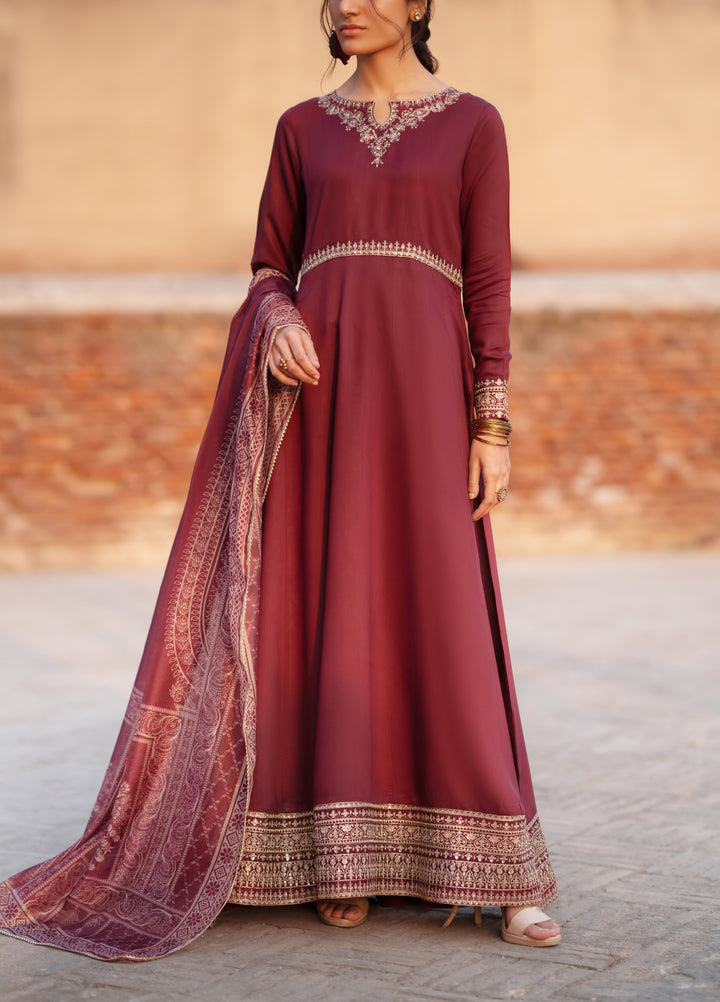 Darbar by Casuallite Pret Embroidered Silk Viscose 3 Piece Suit CSL26PDD-06 - Festive Collection