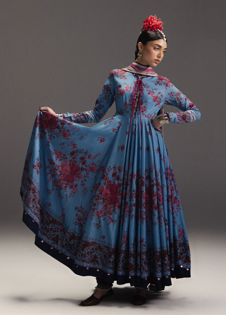 Anarkali by Zara Shahjahan Unstitched Embroidered Lawn 3 Piece Suit ZS26UAL D-02 FALAK ARA - Eid Collection