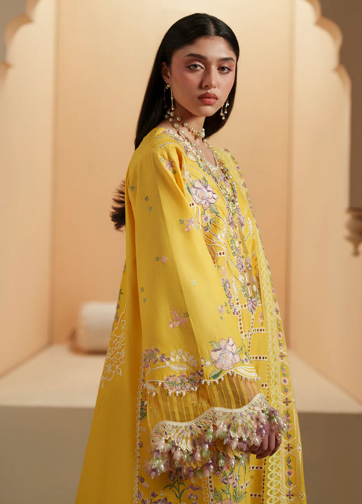 Mashriq by Bin Ilyas Unstitched Embroidered Lawn 3 Piece Suit BI26UML D111A - Festive Collection