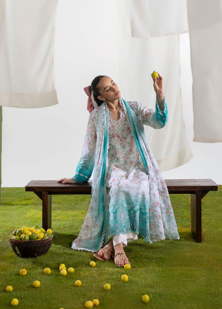 Bagheecha by Gul Ahmed Unstitched Embroidered Lawn 3 Piece Suit GA26ULB CL62452 - Casual Collection