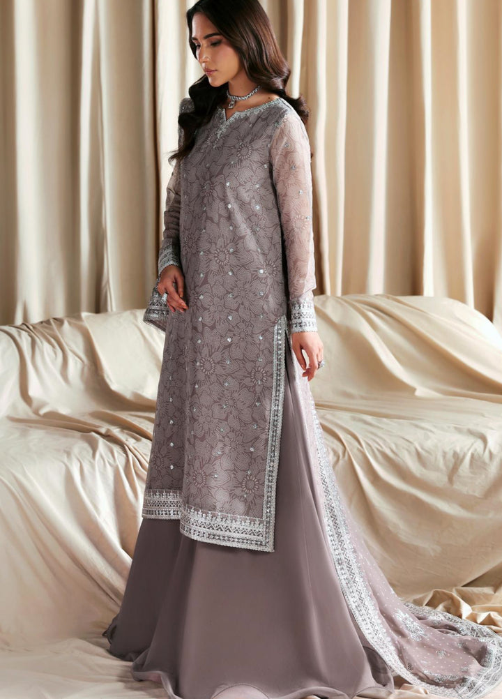 Sirayya by Zarif Unstitched Embroidered Chiffon 3 Piece Suit ZR26US Sitara 05 - Festive Collection