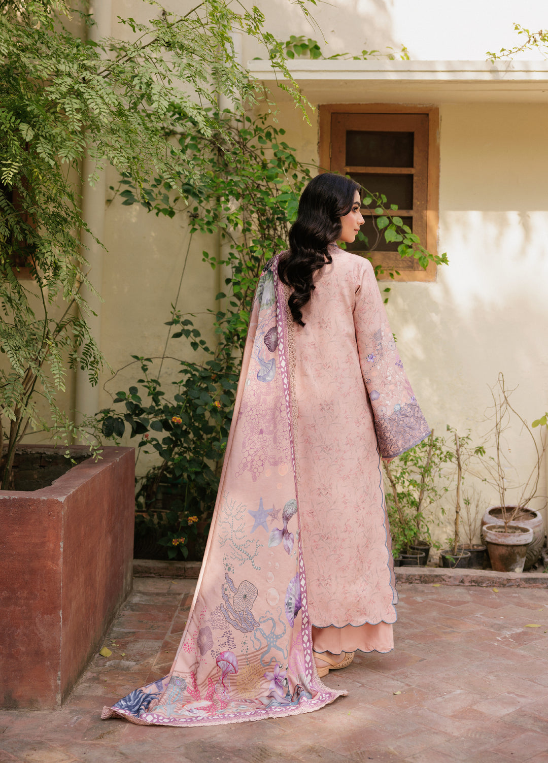 Zync by Florent Whispers Unstitched Embroidered Modal 3 Piece FL25WW FL-4A - Winter Collection