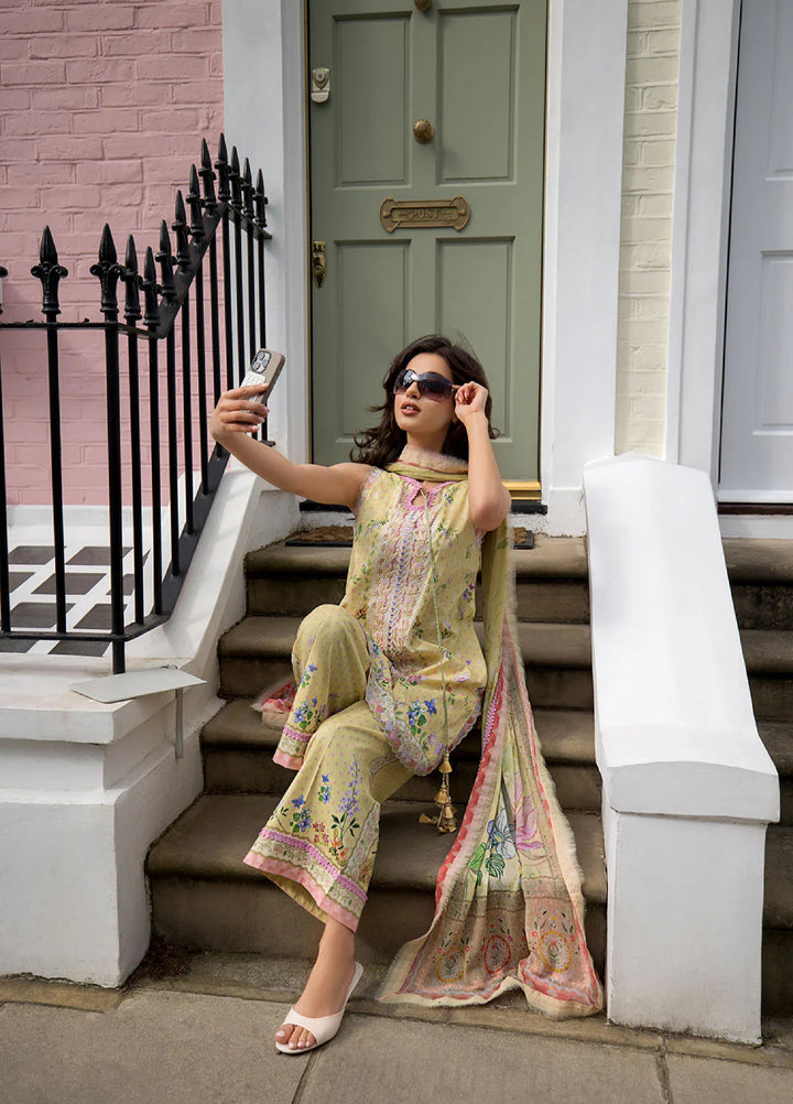 Sobia Nazir Prints Unstitched Embroidered Lawn 3 Piece Suit SN26UPL D-02B - Summer Collection