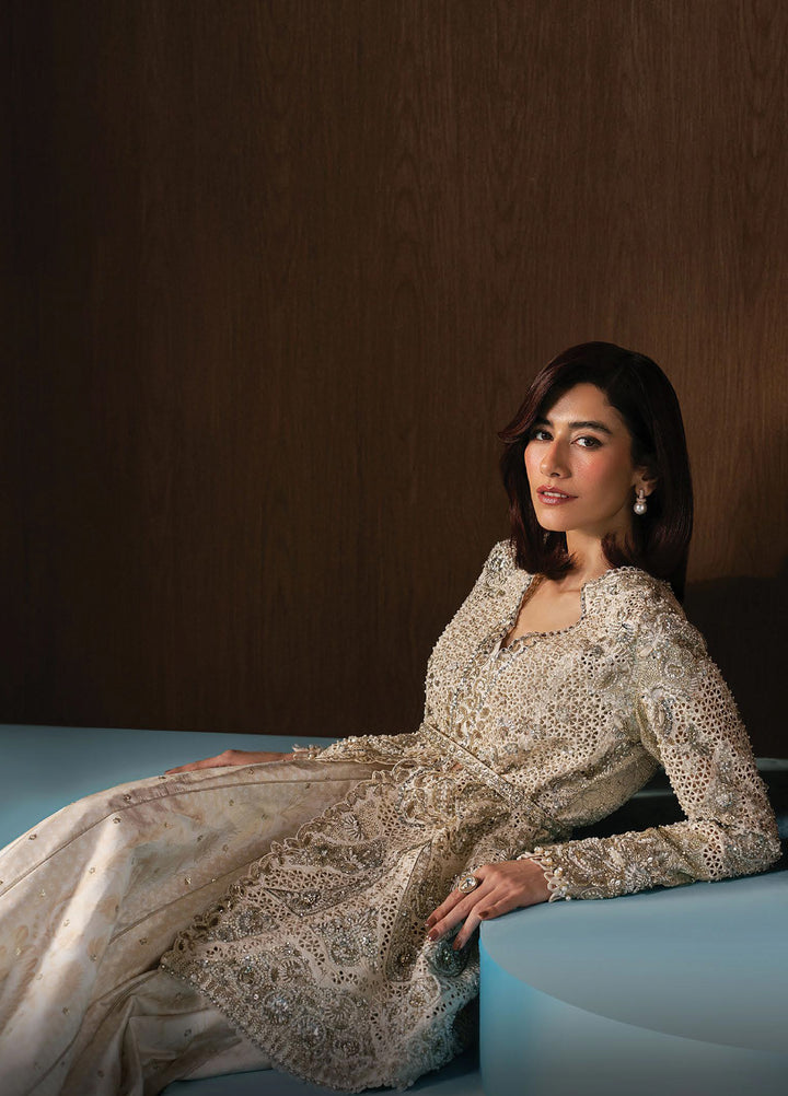 Hayat by Afrozeh Unstitched Raw Silk Embroidered Suits 3 Piece AF25HU AFH-25-05 ROHAVE - Festive Collection